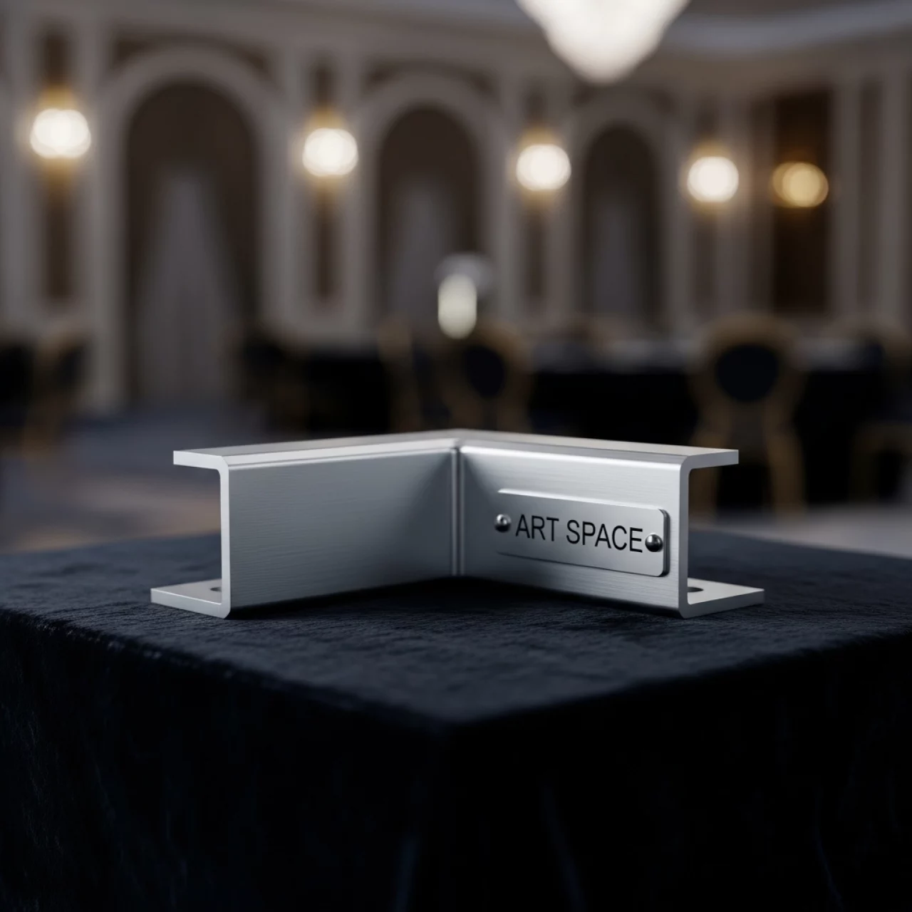 Аренда Уголок 15 мм PAC Plain 3,5 мм серебро в Rodina Grand Hotel & SPA — ART SPACE