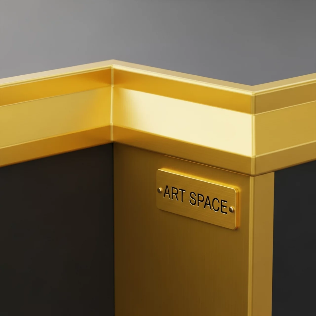 Аренда Уголок 22 мм PS 4 мм золото в Omega Sirius — ART SPACE