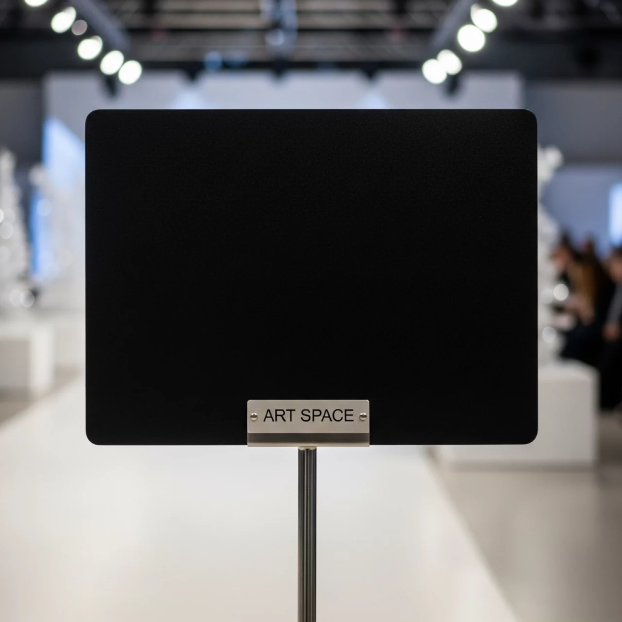 Аренда Указатель на стойке с меловой поверхностью на арене «Фишт» — ART SPACE