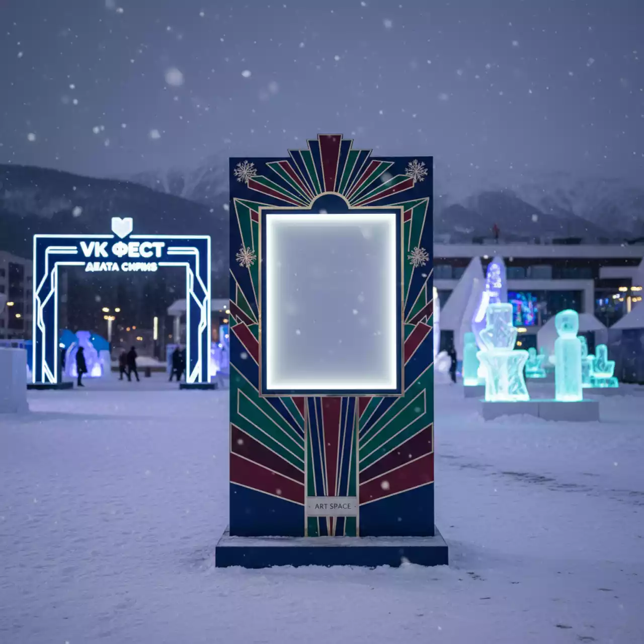 Аренда Указатель напольный A3 в Delta Sirius — ART SPACE