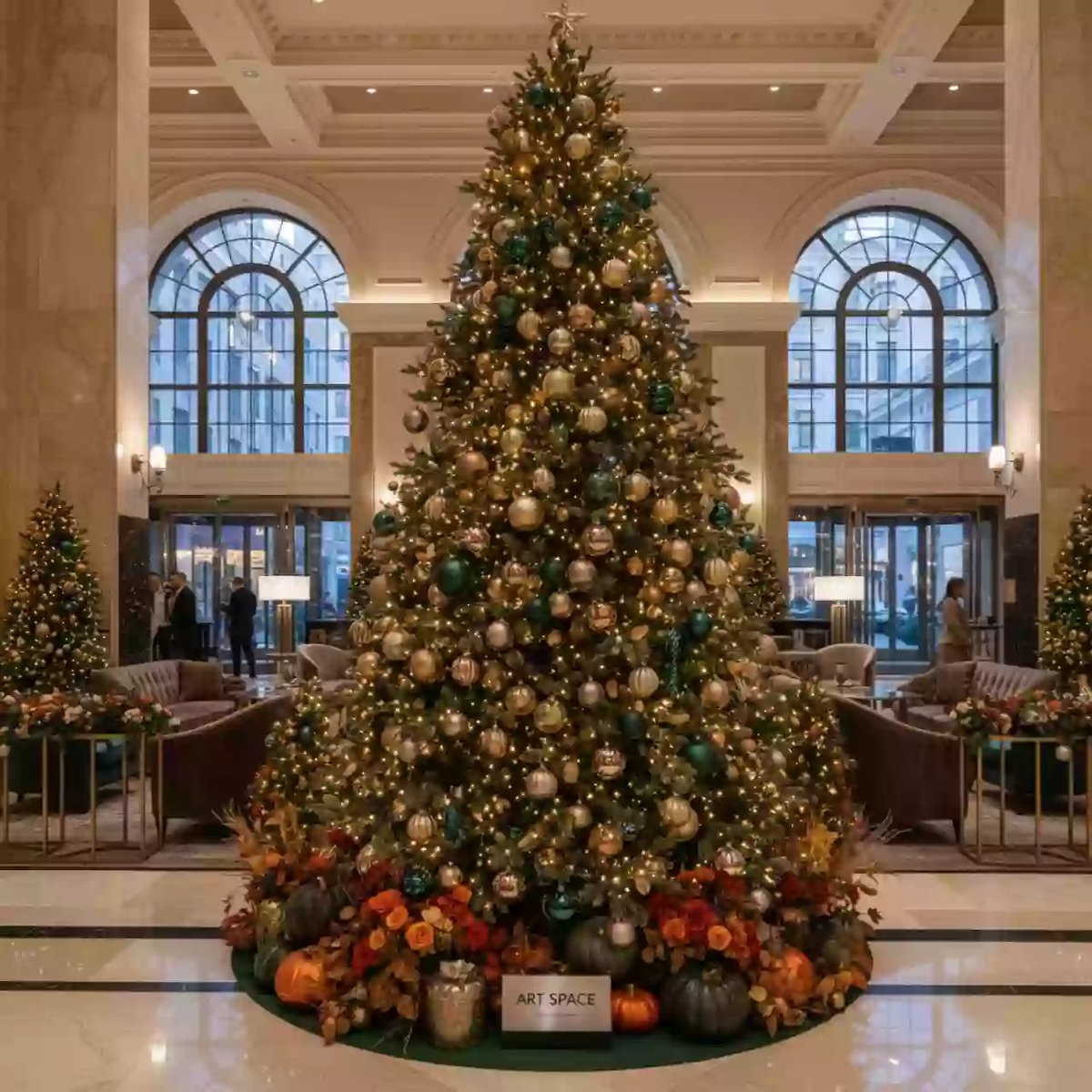 Аренда Украшения елочные в Маринс Парк Отеле — ART SPACE