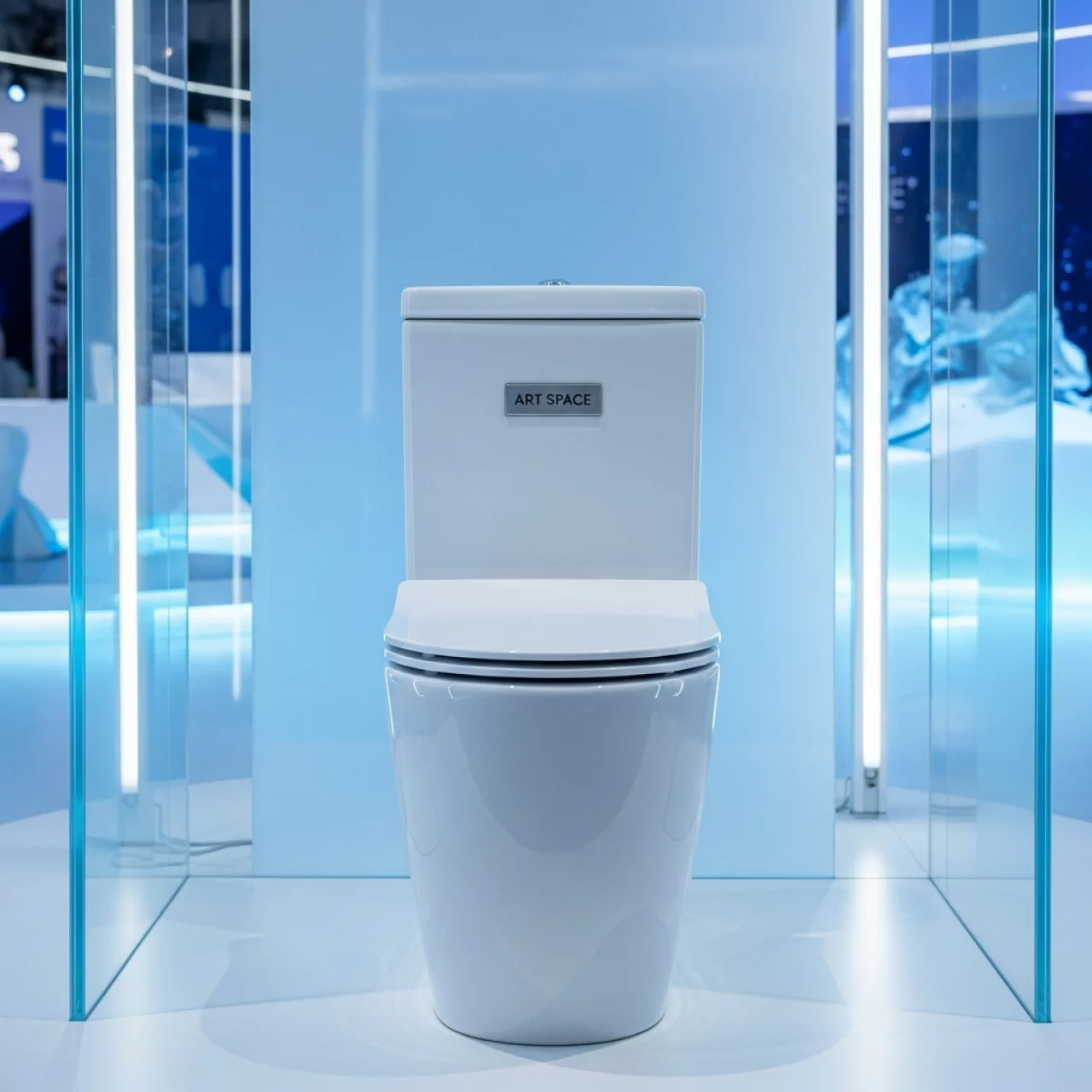 Аренда Унитаз компакт безободковый с сиденьем Nature Clean On Cersanit на Медальной площади — ART SPACE