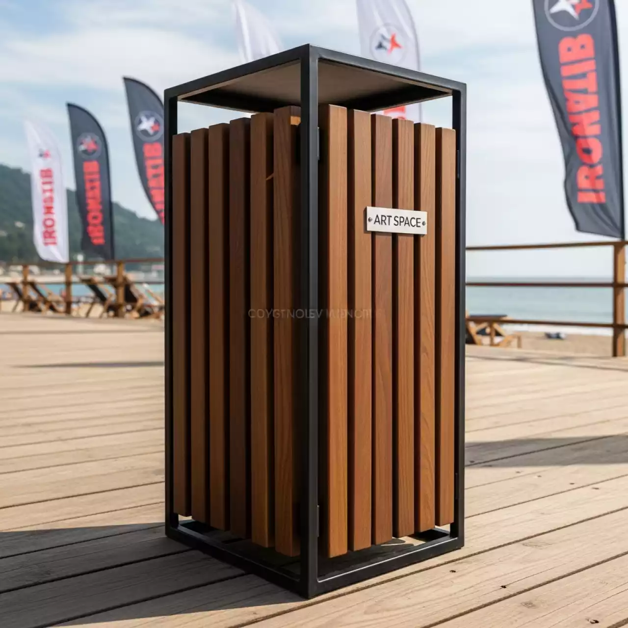 Аренда Урна деревянная Петергоф на пляжных клубах Хосты — ART SPACE