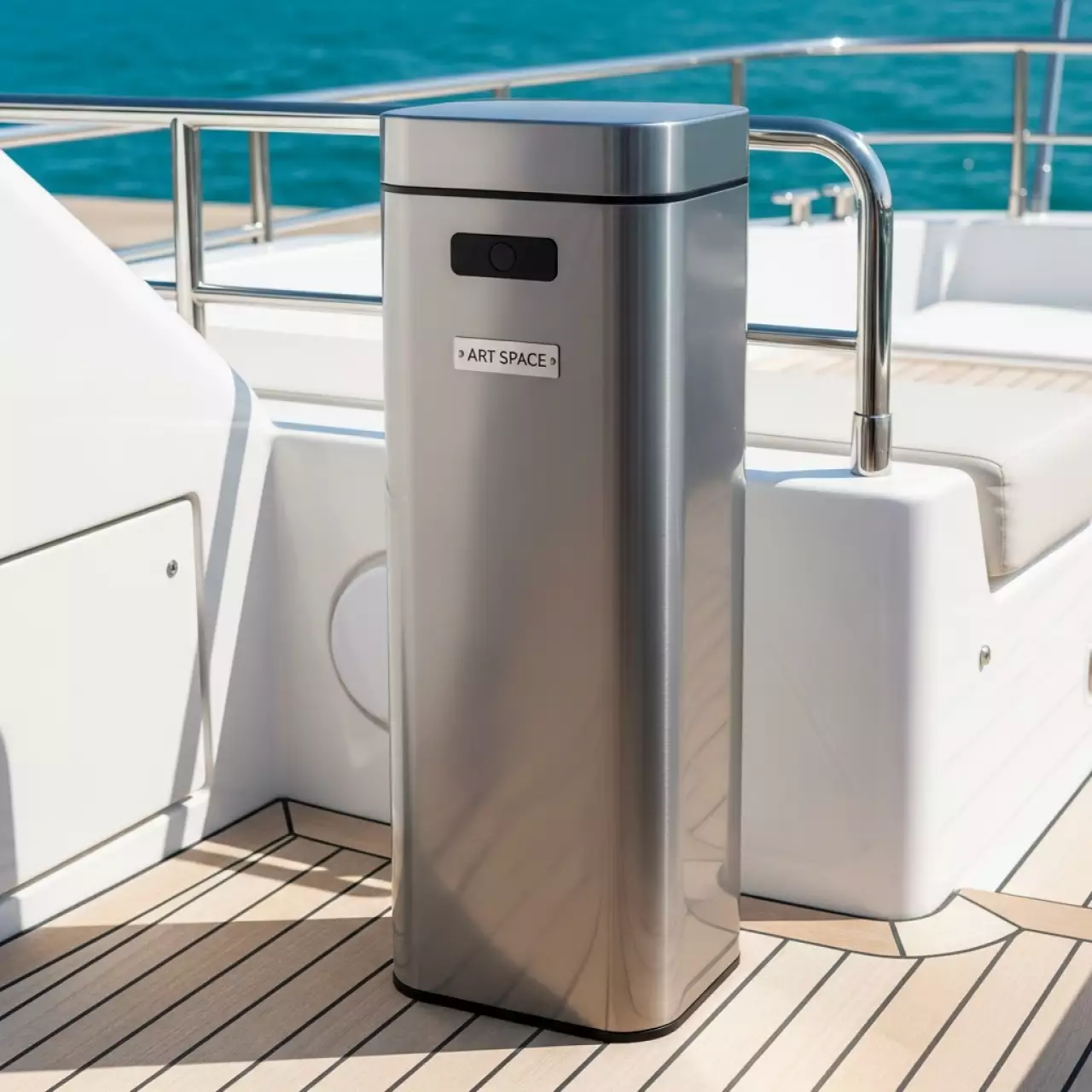 Аренда Урна сенсорная 21 л на VIP-яхте (Имеретинский порт) — ART SPACE