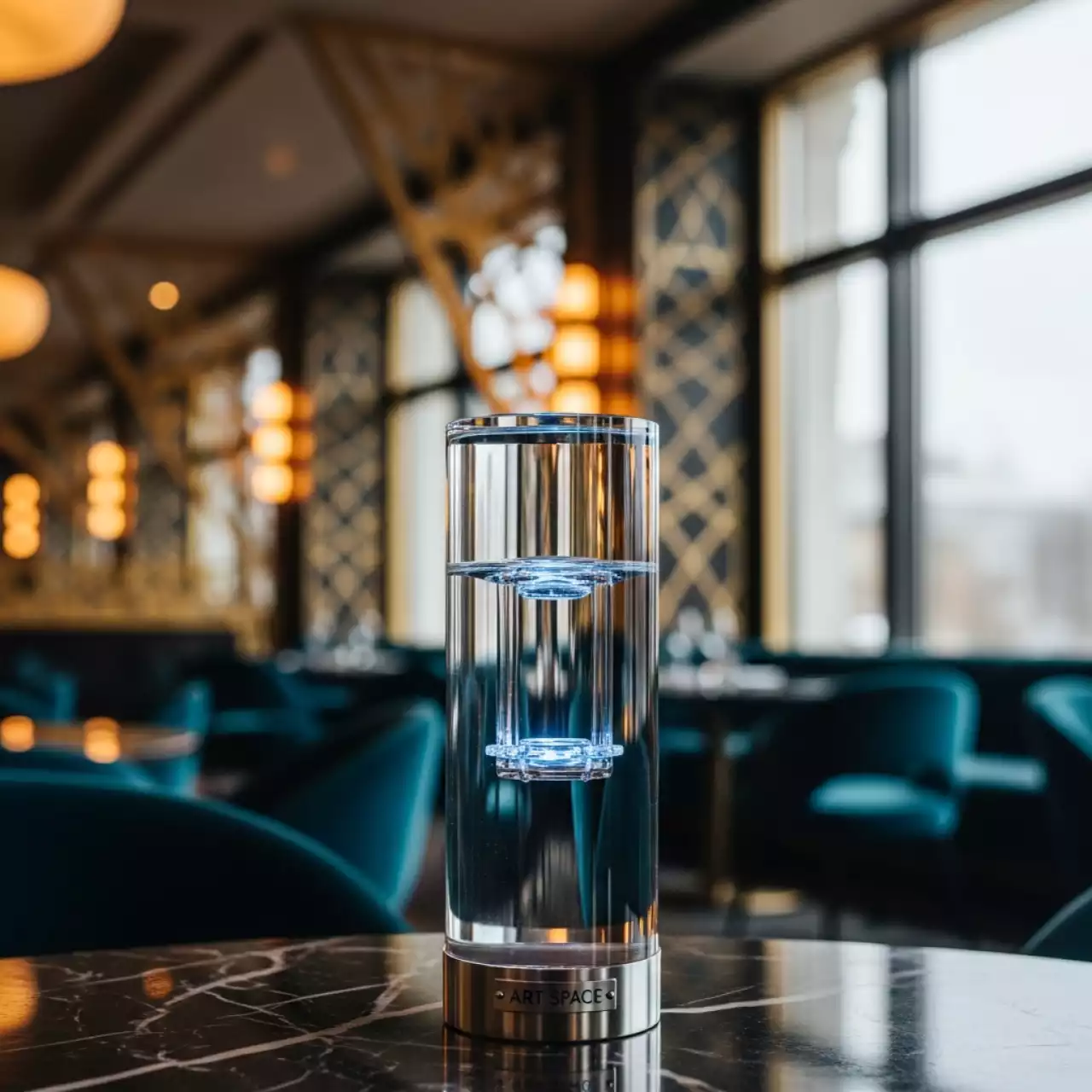 Аренда Уровень цилиндр 24 см в ресторане «Voda» — ART SPACE