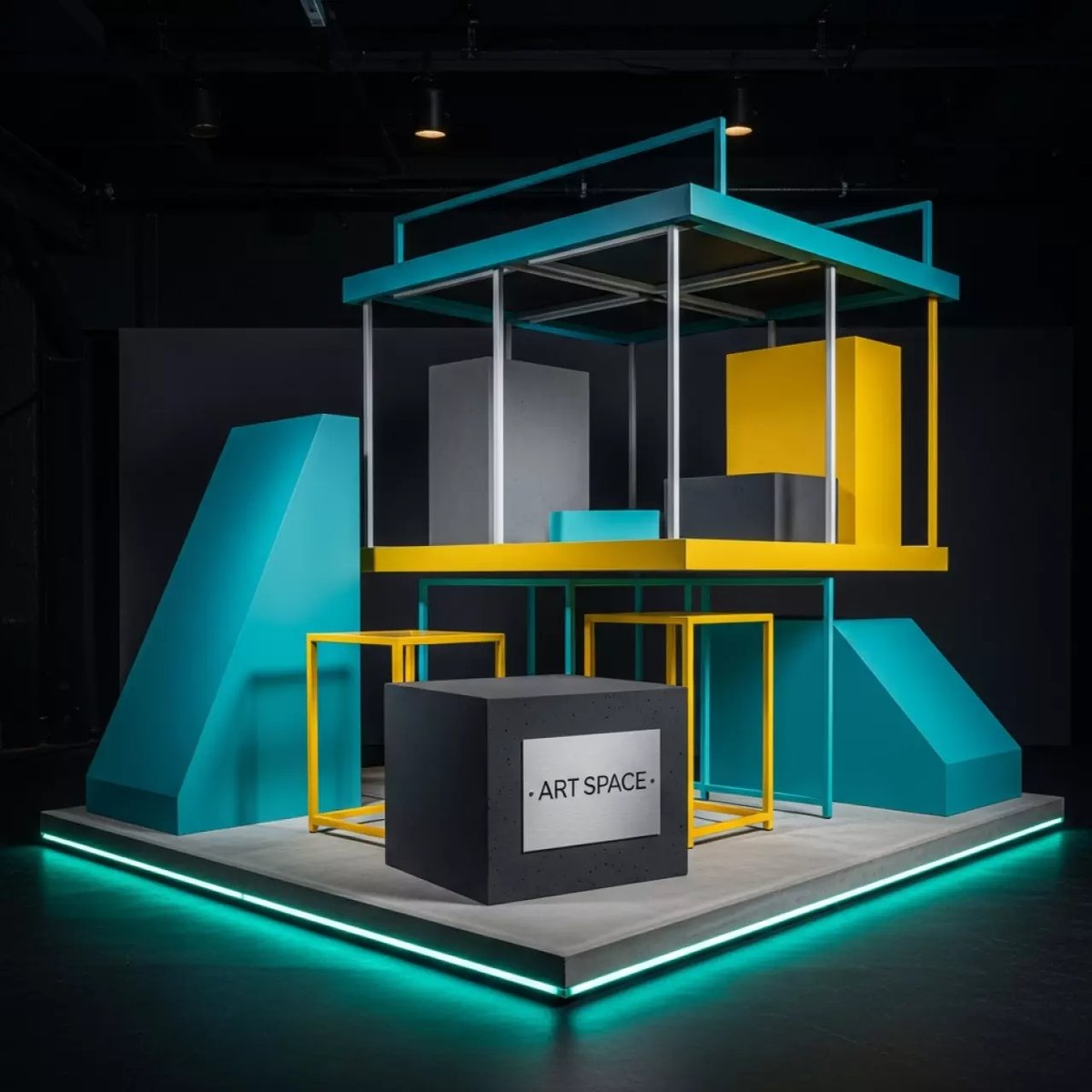 Аренда Установка фермовой конструкции и подиума в Boutique Hotel PORTUM 1905 — ART SPACE