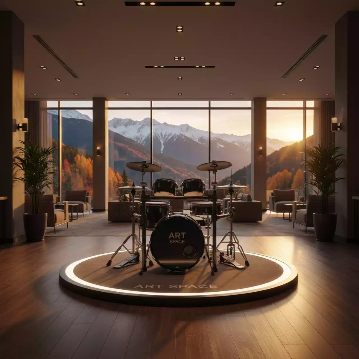 Аренда Установка ударная электронная Роктон УДС в Radisson Hotel Rosa Khutor — ART SPACE