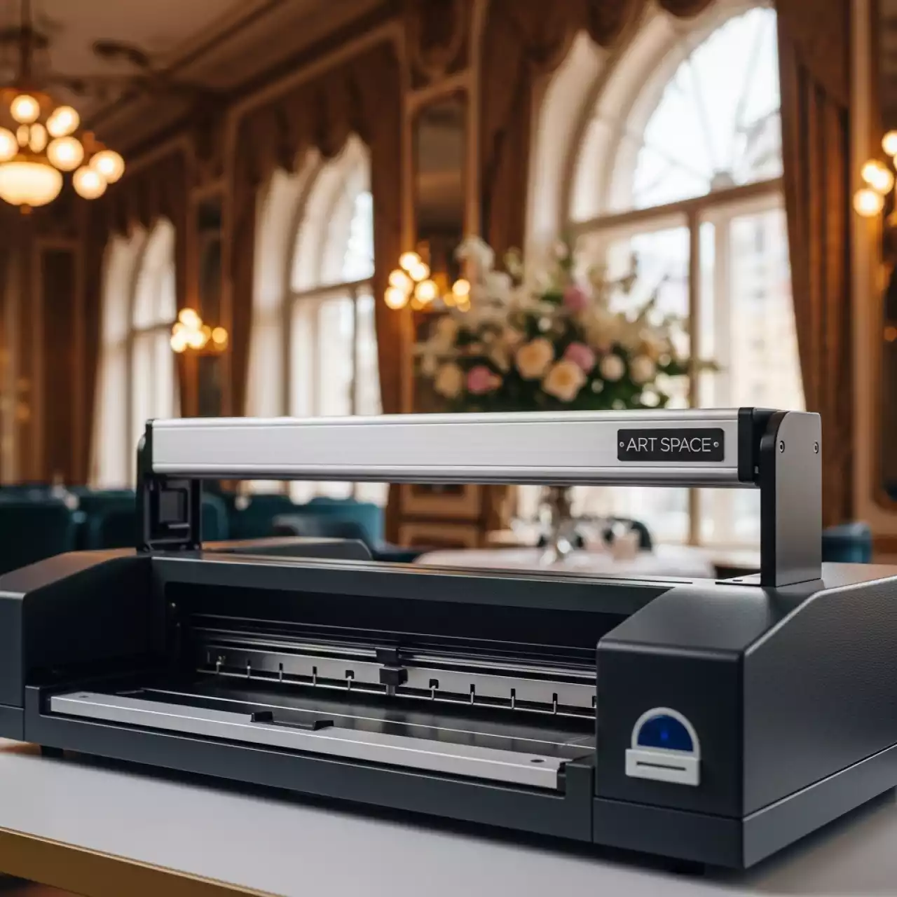 Аренда Устройство снятия статического разряда на подающем столе для Bagel iLAM PRO MINILAM B3 FOILER B3 FALCON B1 в ресторане «Brunello» — ART SPACE