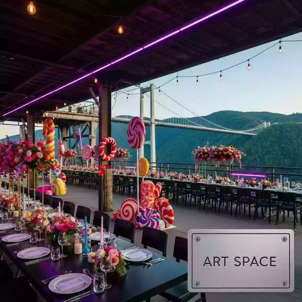 Аренда Утренник детский Страна Конфетия для сотрудников в Skypark Sochi — ART SPACE