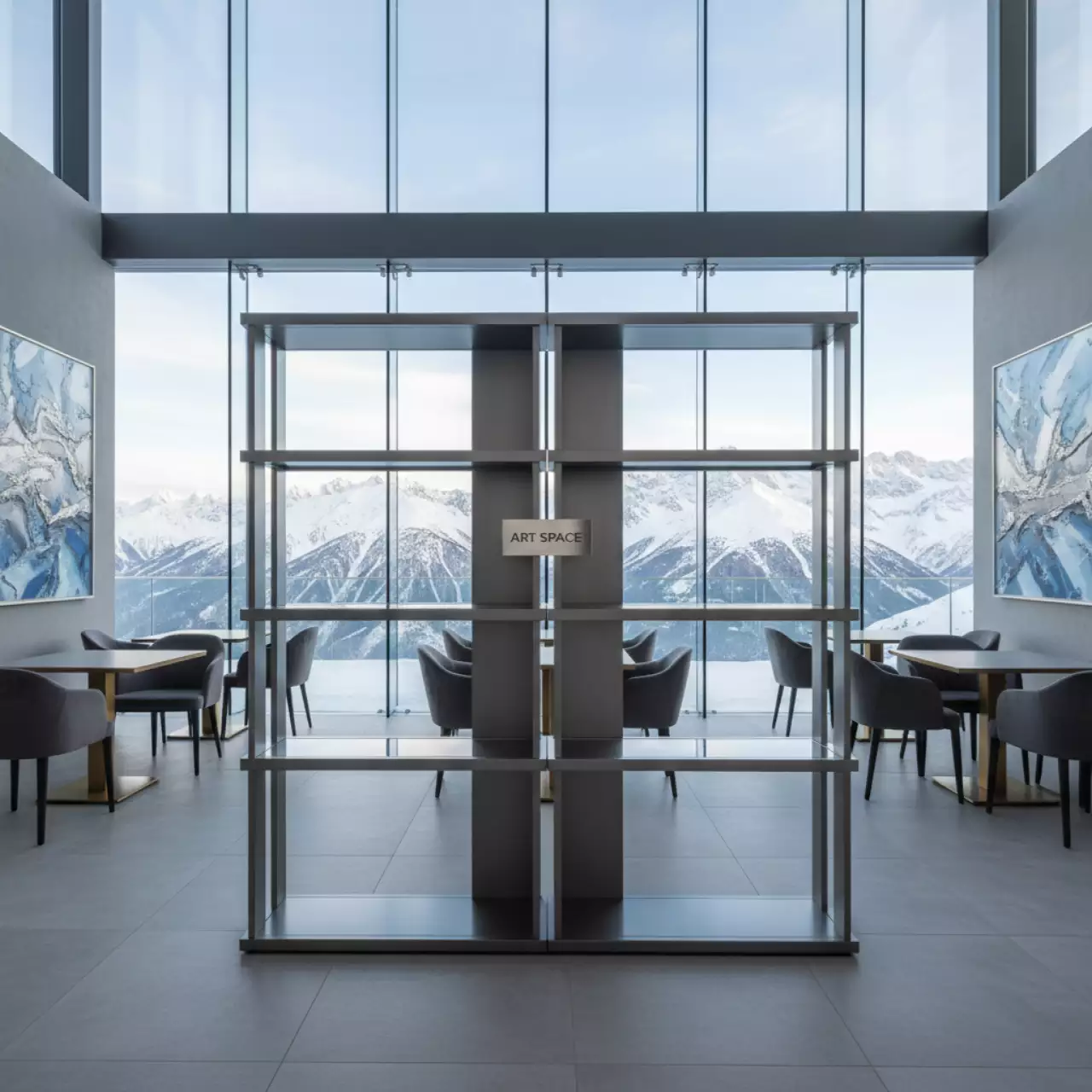 Аренда Варианты полок на площадке Rosa Peak (2320м) — ART SPACE