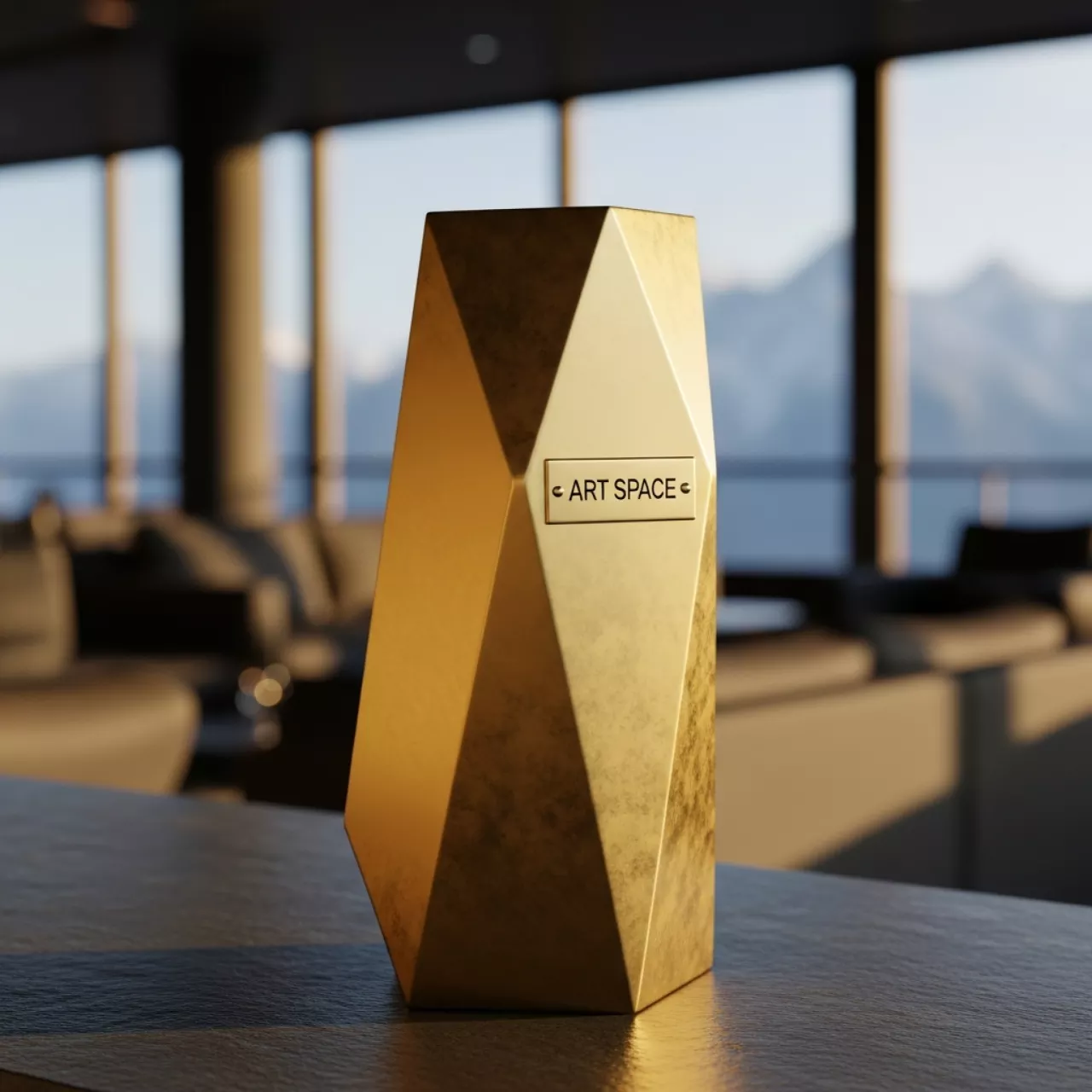 Аренда Ваза Базено золотая на курорте «Газпром» (Альпика) — ART SPACE