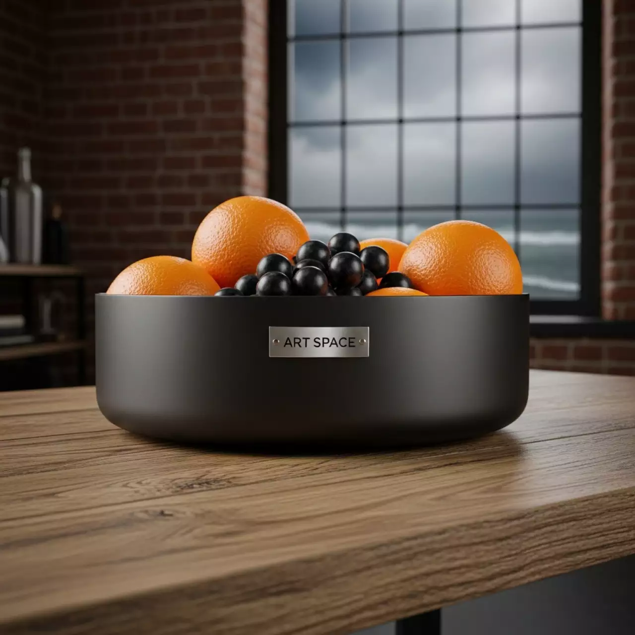 Аренда Ваза для фруктов D 250 мм H 210 мм на пляже «Ривьера» — ART SPACE