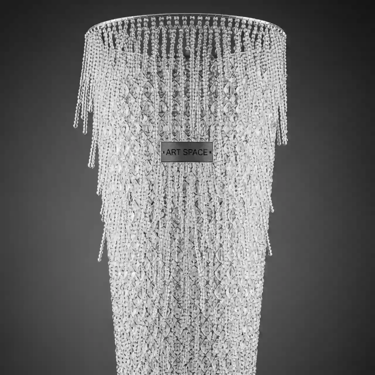 Аренда Ваза напольная из стекляруса 100 см в ресторане «Паруса» — ART SPACE