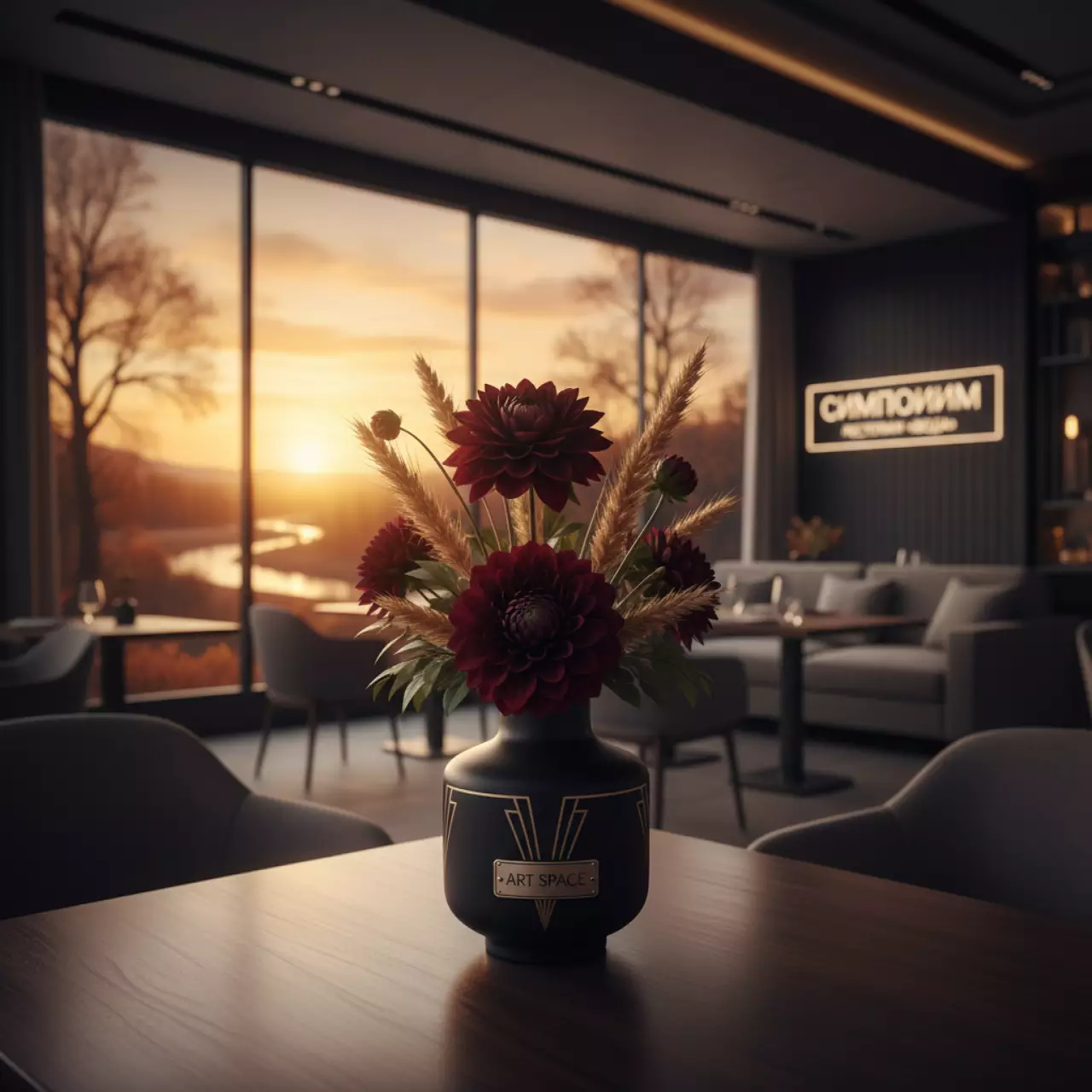 Аренда Ваза Noir Petit в ресторане «Voda» — ART SPACE