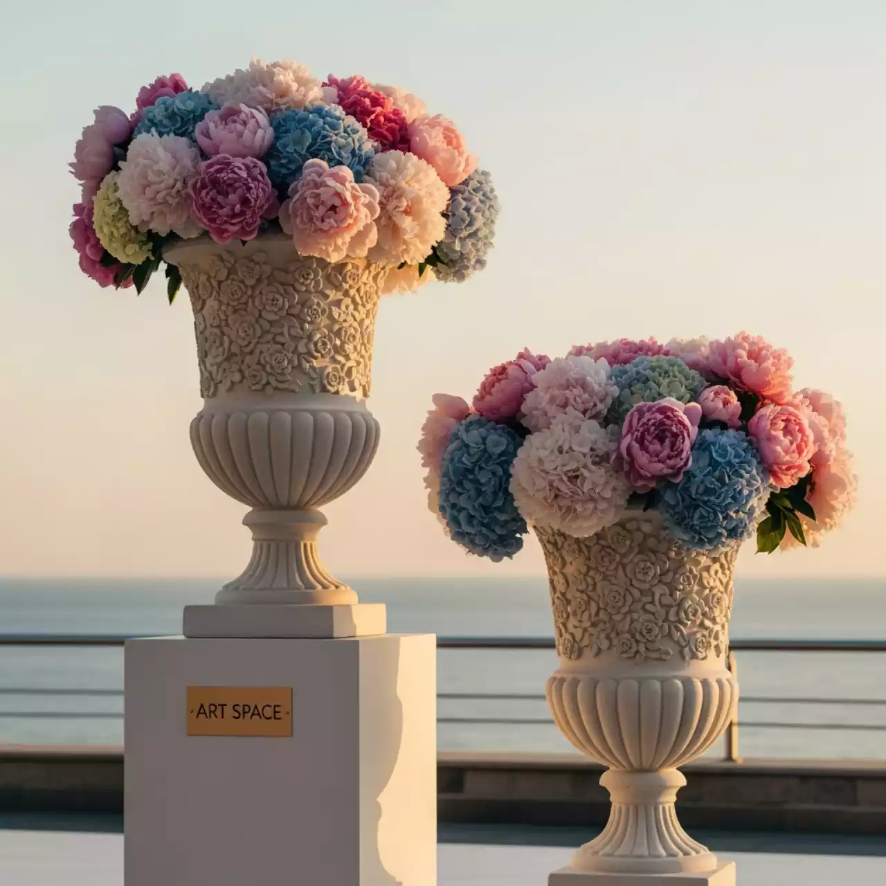 Аренда Вазоны классические для декора в Grand Karat Sochi — ART SPACE