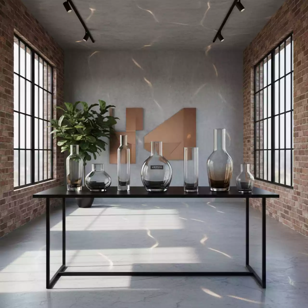 Аренда Вазы стеклянные в лофте «Студия 21» — ART SPACE