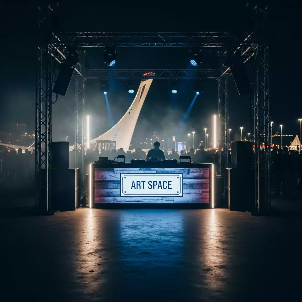 Аренда Вечеринка ночная Spot 13 на Медальной площади — ART SPACE