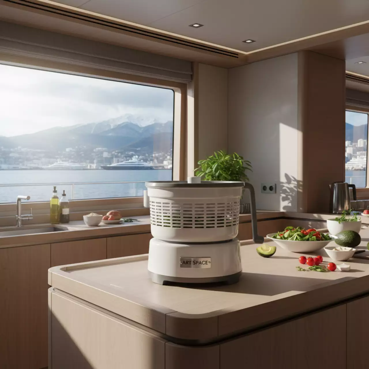 Аренда Ведро для сушки салата 25 л на VIP теплоходе (Морпорт Сочи) — ART SPACE