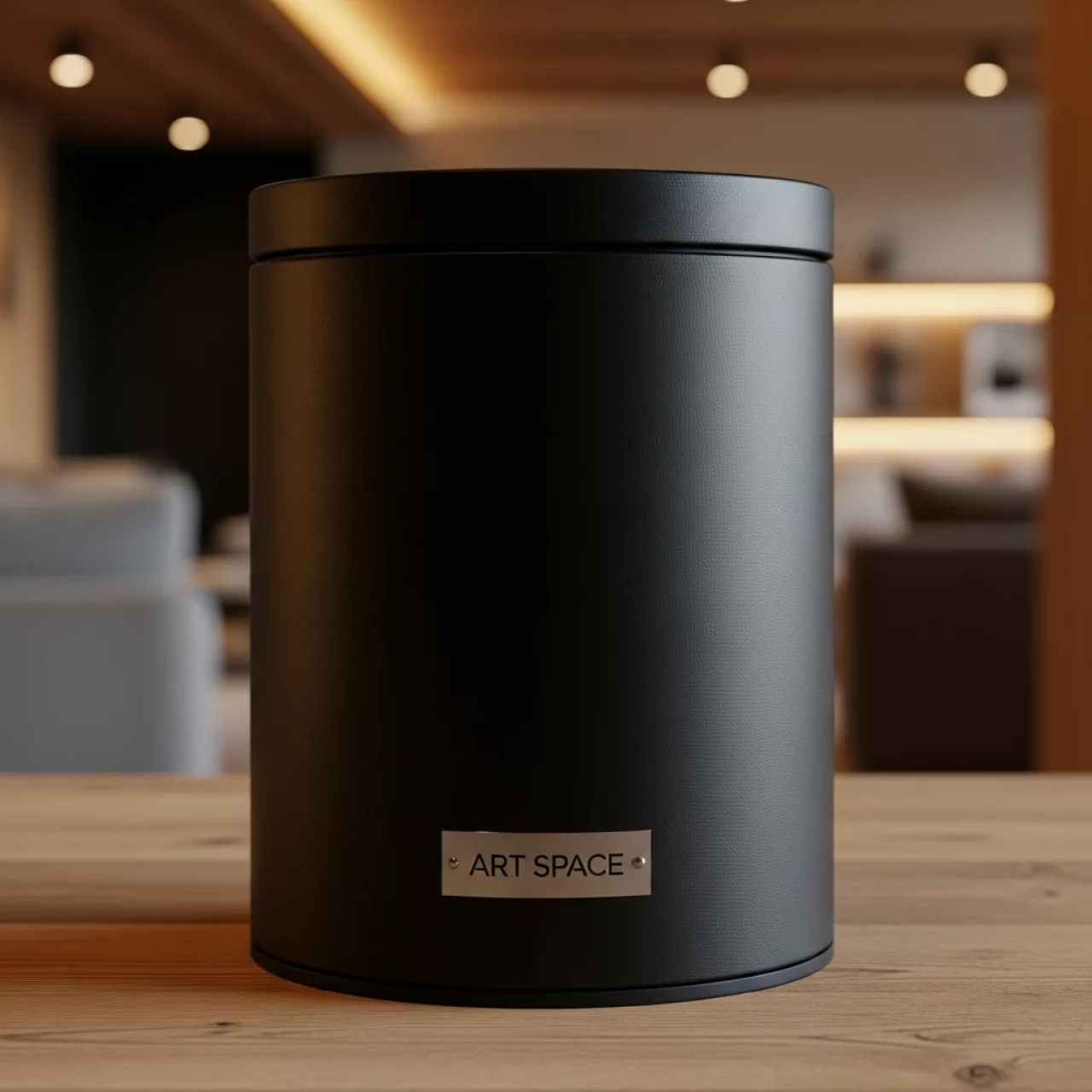 Аренда Ведро мусорное черное D 18 см H 28 см 9 л в Поляна 1389 Отель и Спа — ART SPACE