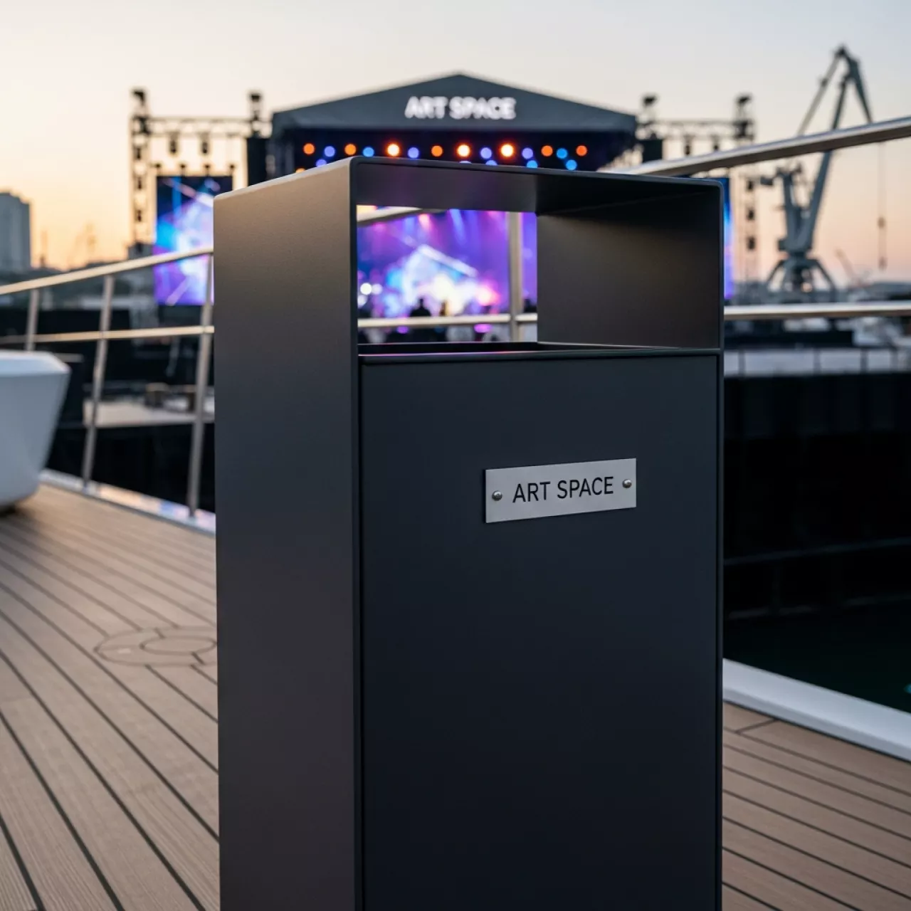 Аренда Ведро мусорное на VIP теплоходе (Морпорт Сочи) — ART SPACE