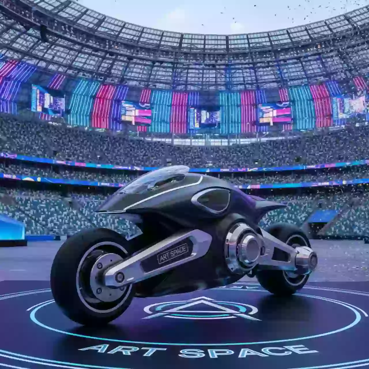 Аренда Велотренажер Unix Fit Techno Airbike на арене «Фишт» — ART SPACE