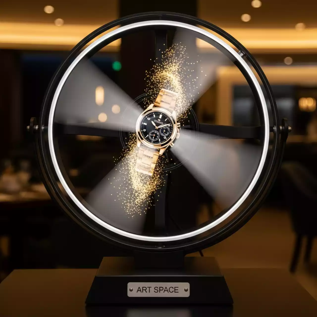 Аренда Вентилятор голографический Fan 100i в ресторане «Плакучая Ива» — ART SPACE