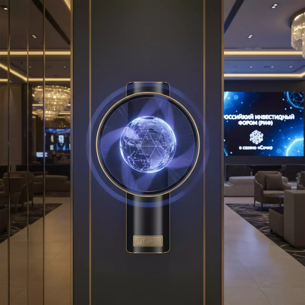 Аренда Вентилятор голографический Fan 42ID в казино «Сочи» — ART SPACE