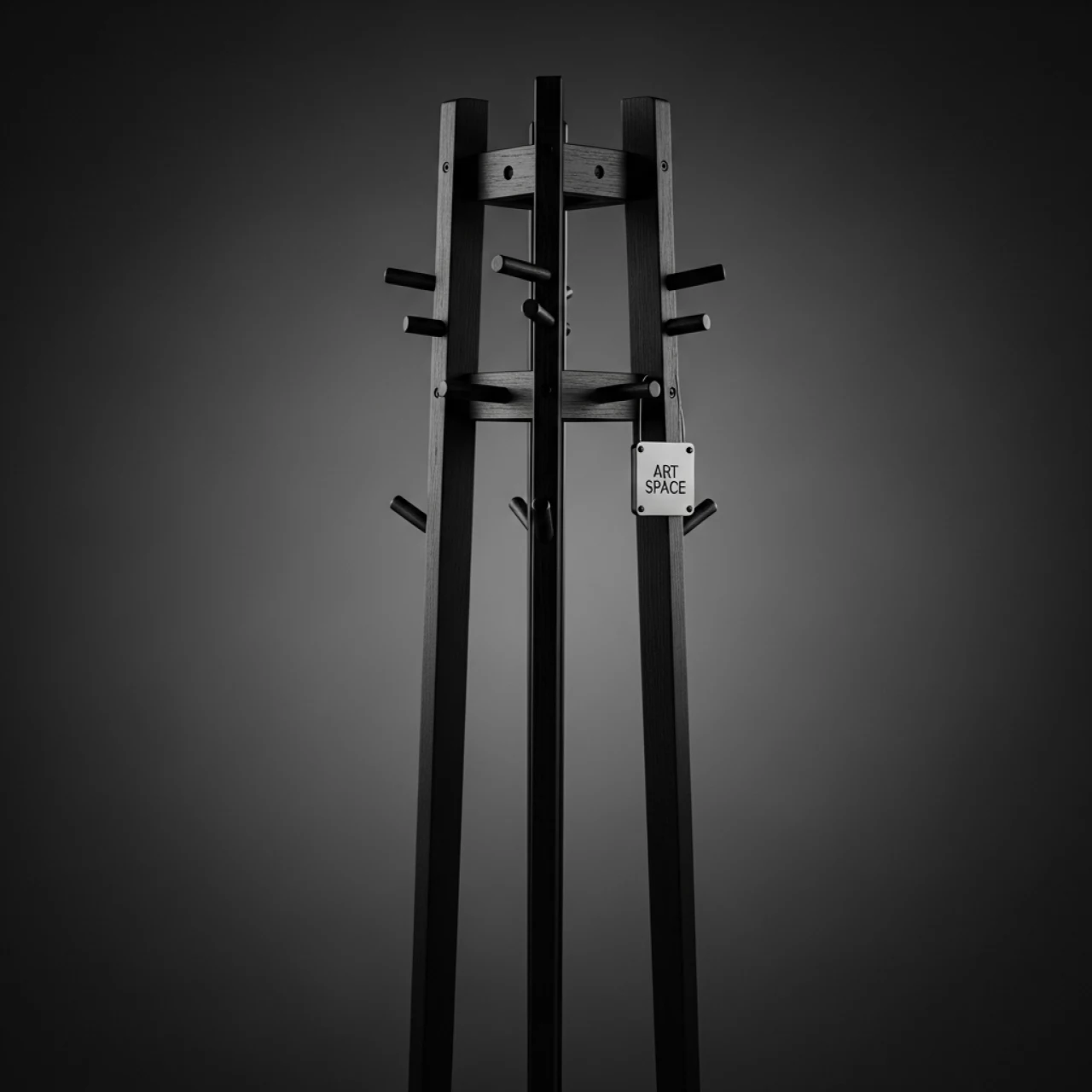 Аренда Вешалка деревянная черная в ресторане «Магеллан» для Comic Con Russia — ART SPACE