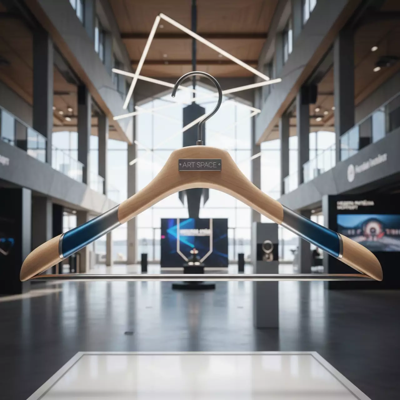 Аренда Вешалка деревянная в зале «Чайка» (Морпорт) — ART SPACE