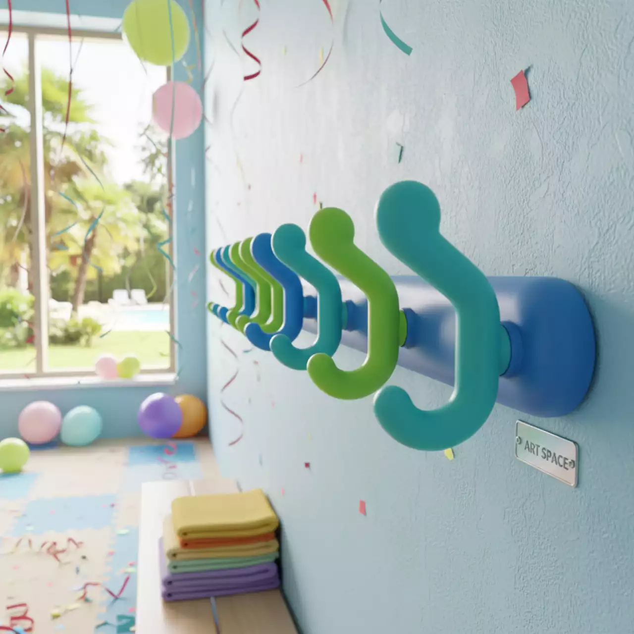 Аренда Вешалка детская для полотенец НЕГА в санатории «Сочи» — ART SPACE