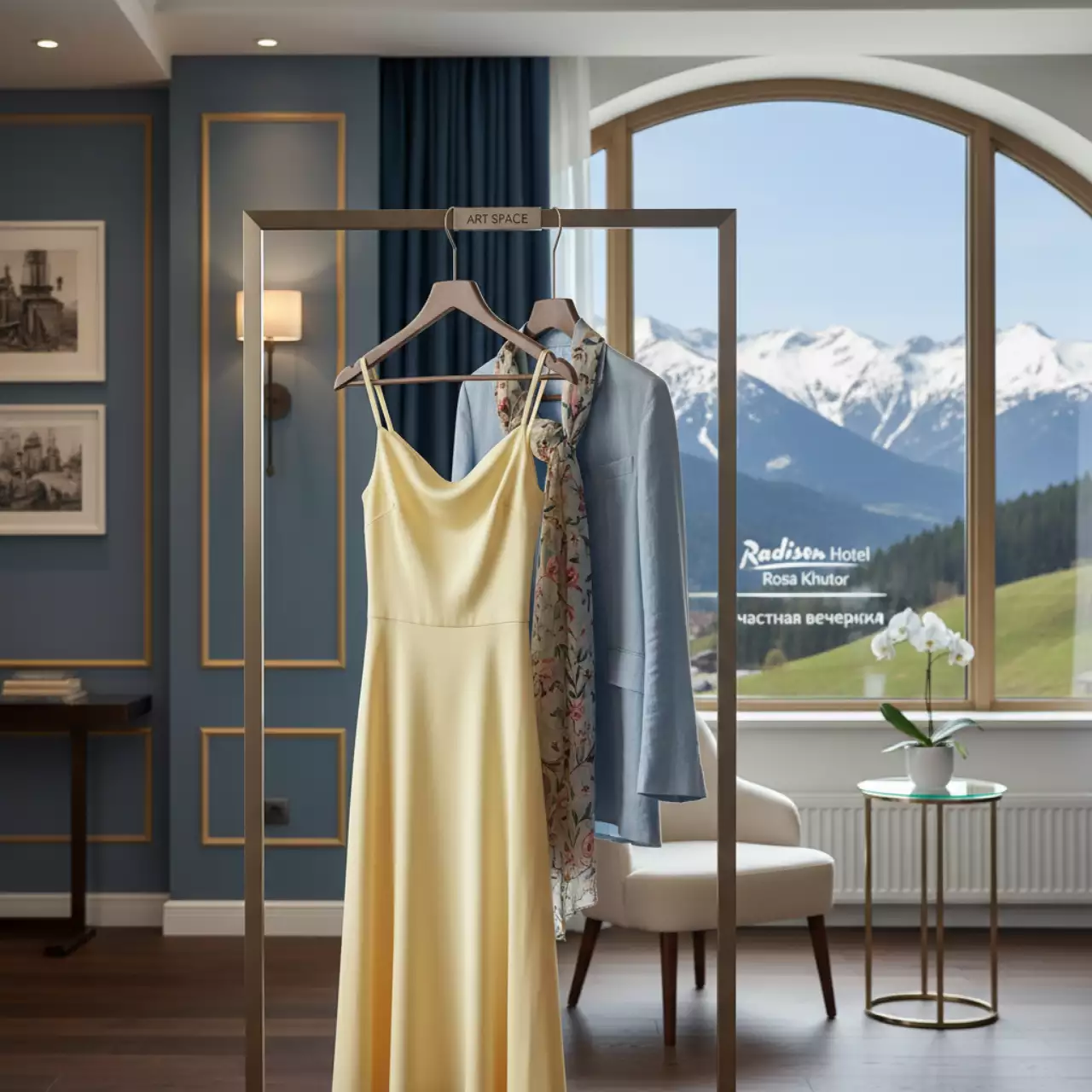 Аренда Вешалка Elegant в Radisson Hotel Rosa Khutor — ART SPACE