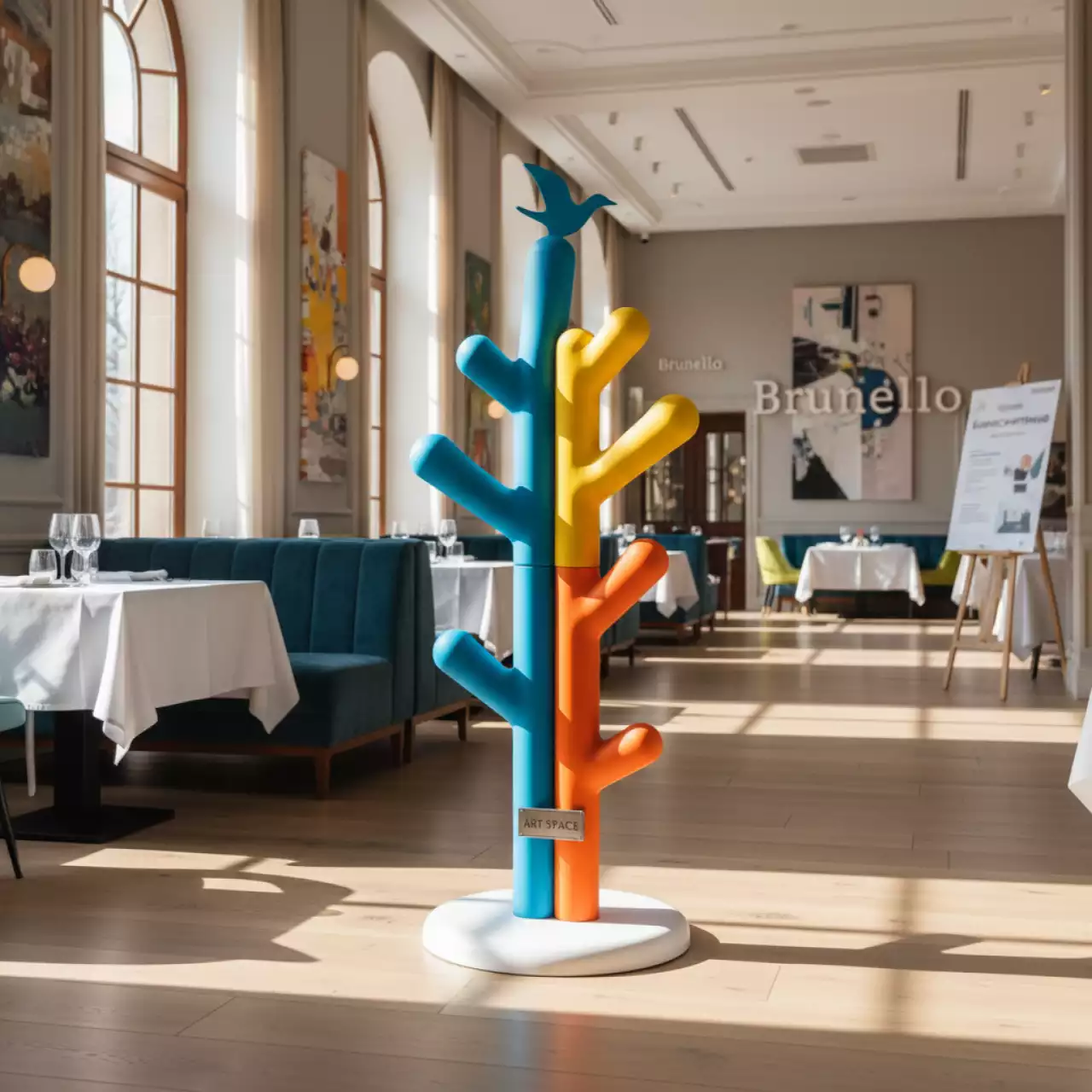 Аренда Вешалка напольная детская Paradise Tree в ресторане «Brunello» — ART SPACE