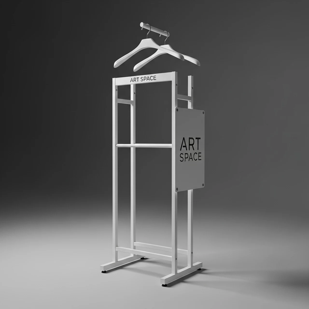 Аренда Вешалка напольная двойная W 02 белая в Cosmos Sochi Hotel — ART SPACE