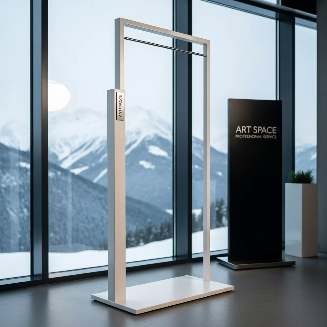 Аренда Вешалка напольная Helex Home W 20 белая в Поляна 1389 Отель и Спа — ART SPACE