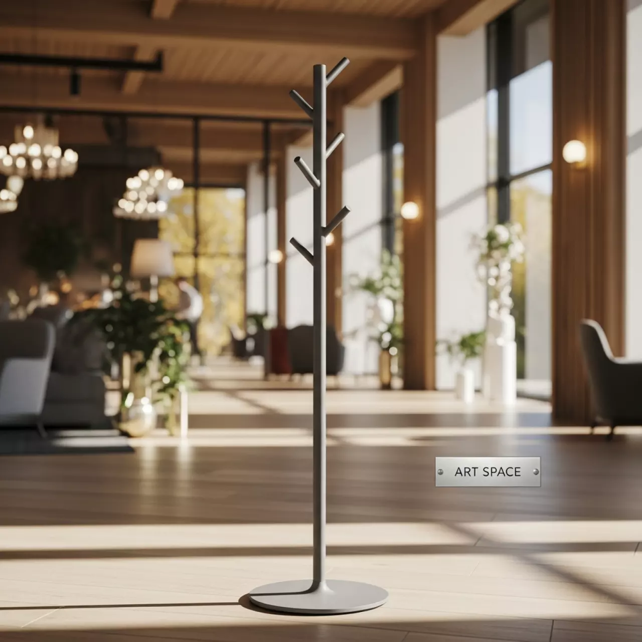 Аренда Вешалка напольная Hook серая в Novotel Resort — ART SPACE