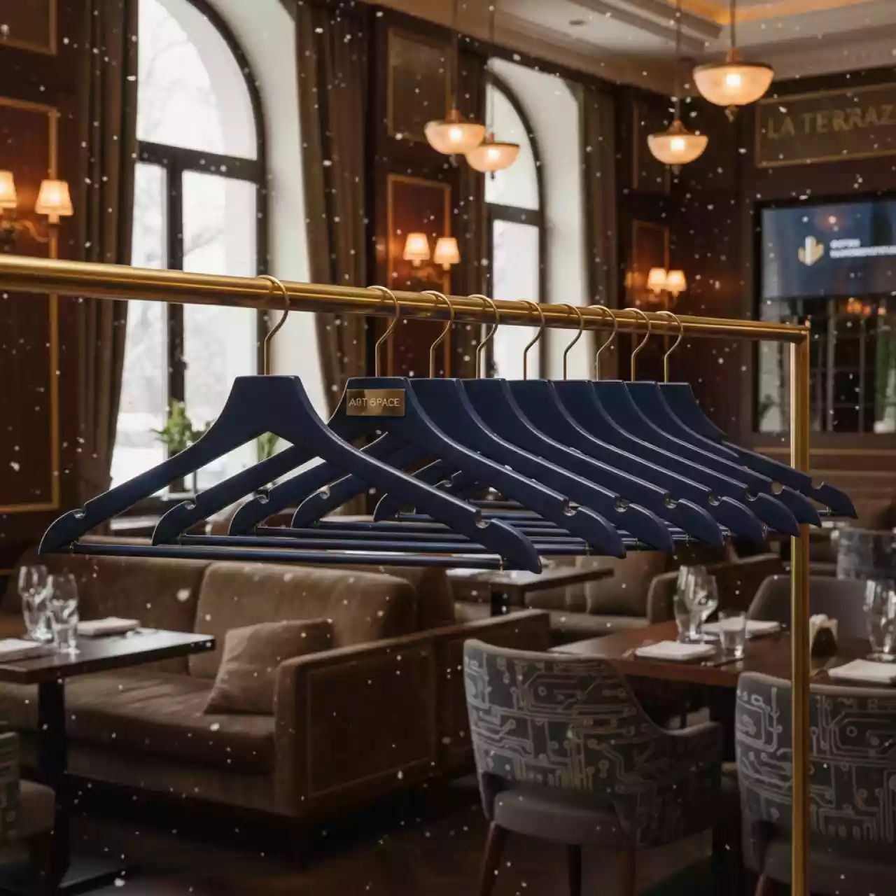 Аренда Вешалки 10 шт в ресторане «La Terrazza» — ART SPACE