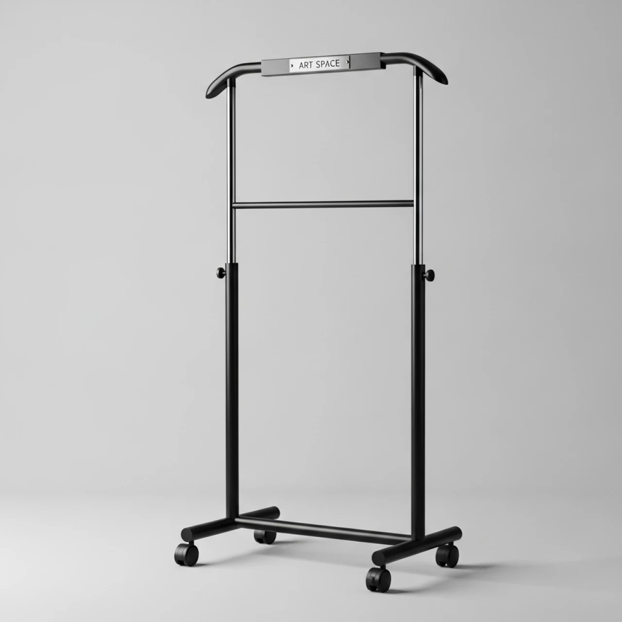 Аренда Вешало черное на колесиках в Panorama by Mercure — ART SPACE