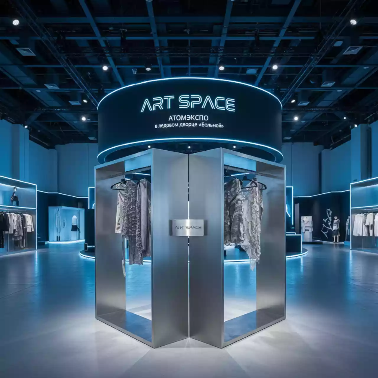 Аренда Вешало двухстороннее Genimi в ледовом дворце «Большой» — ART SPACE