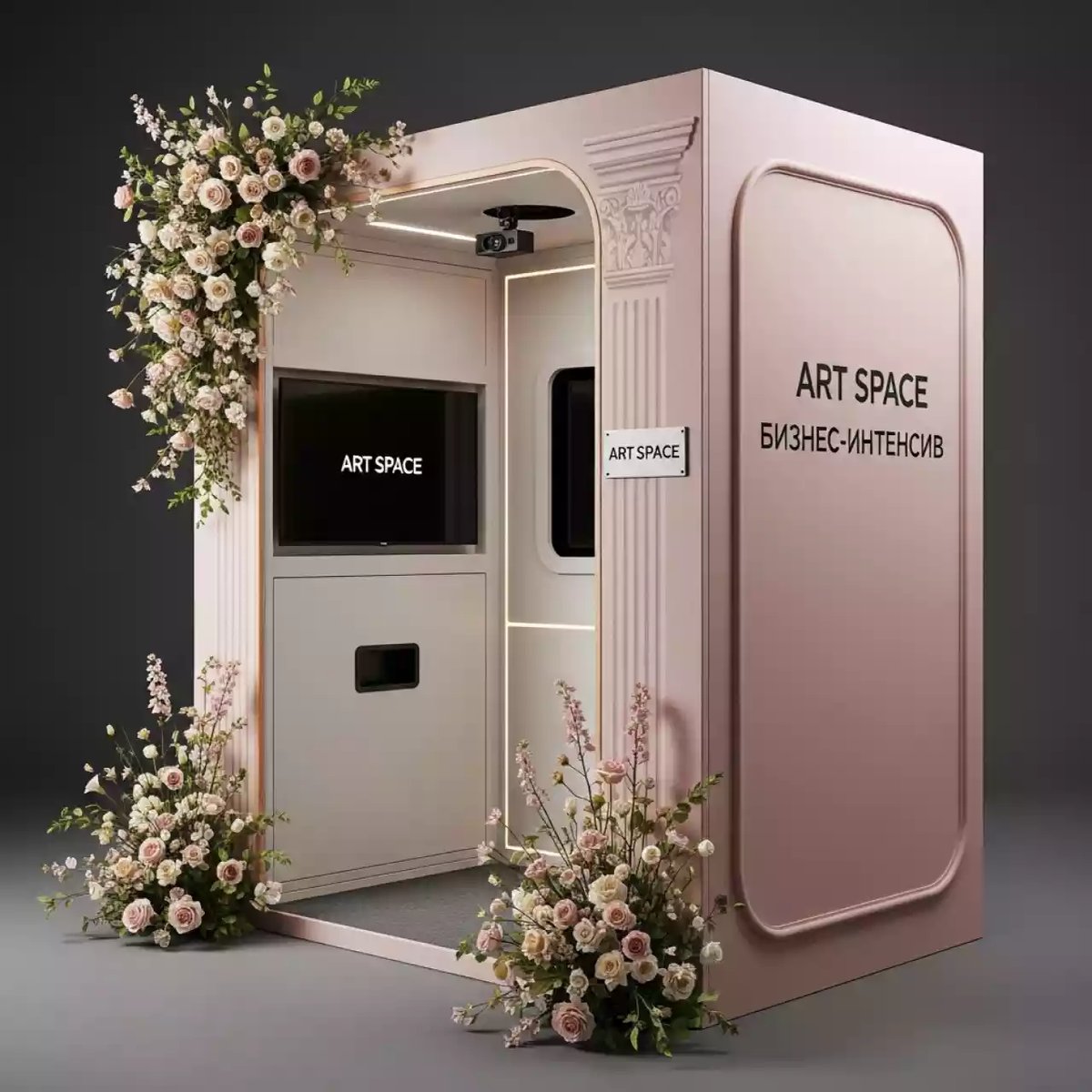 Аренда Видео будка свадебная в ресторане «D.O.M» — ART SPACE