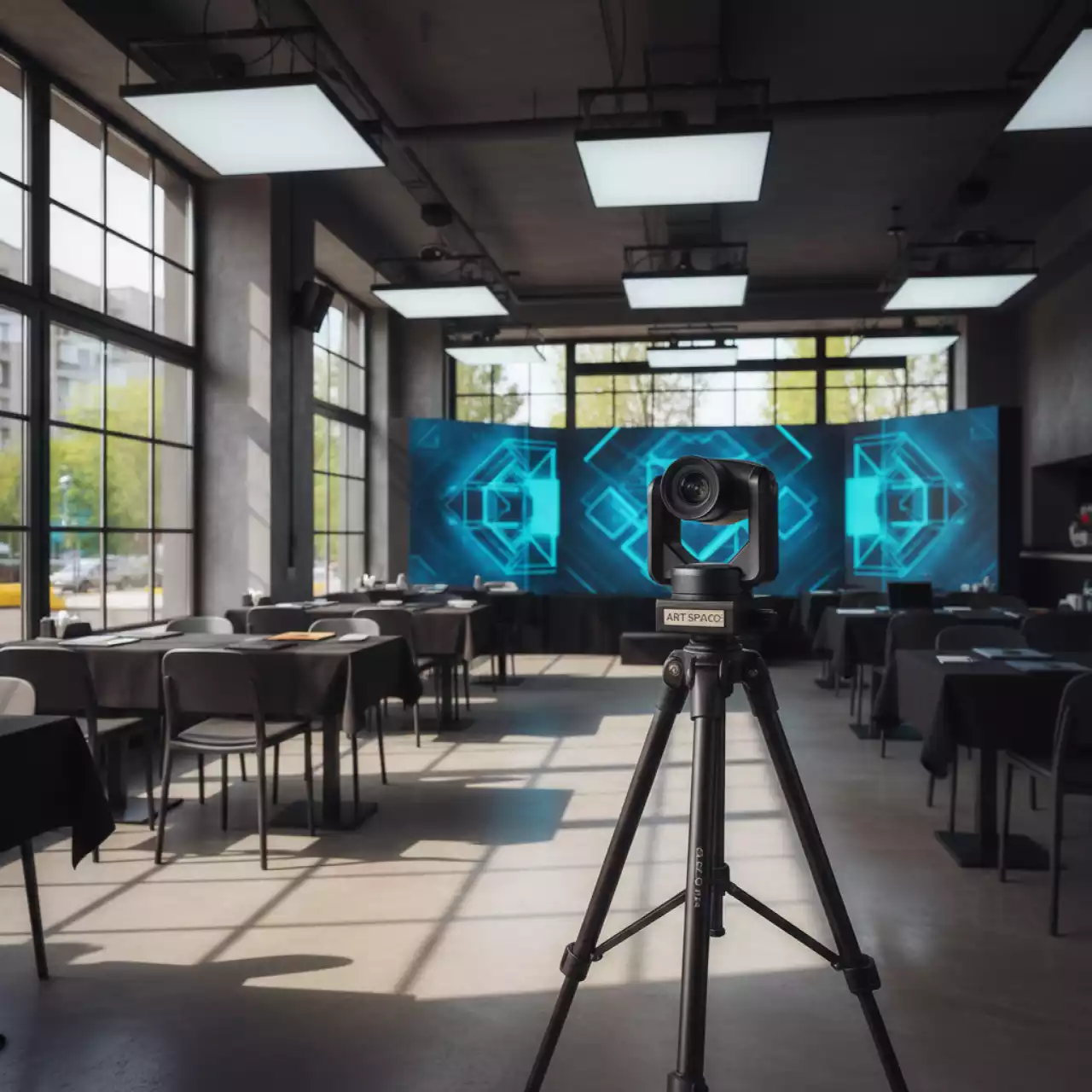 Аренда Видеокамера PTZ для конференций Nearity V410 в ресторане «Плакучая Ива» — ART SPACE