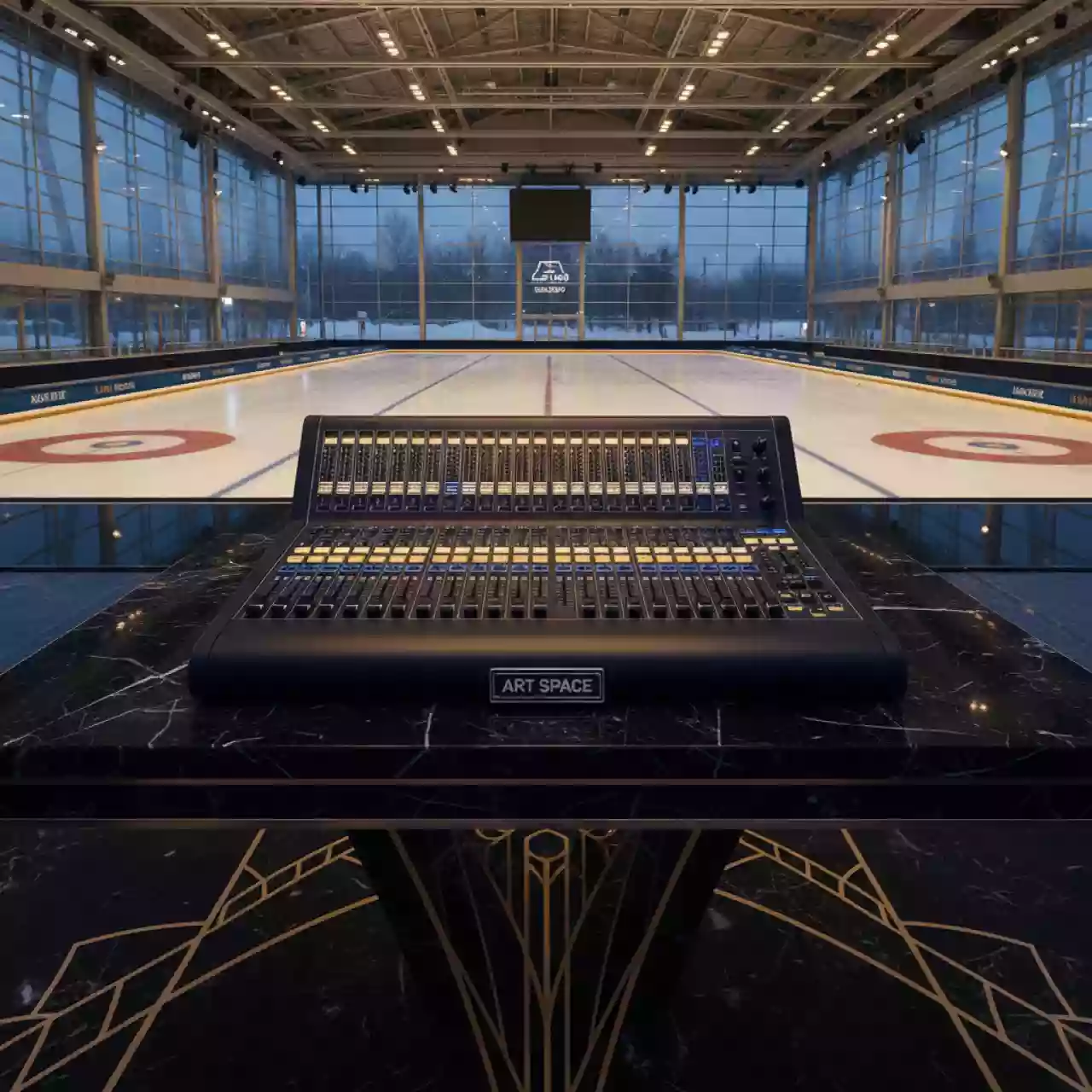 Аренда Видеомикшер Roland V 40 HD в Керлинговом центре «Ледяной куб» — ART SPACE