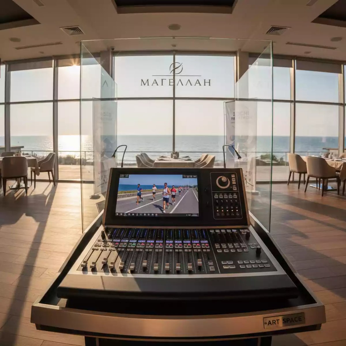 Аренда Видеопультовая Panasonic AG HMX 100 в ресторане «Магеллан» — ART SPACE