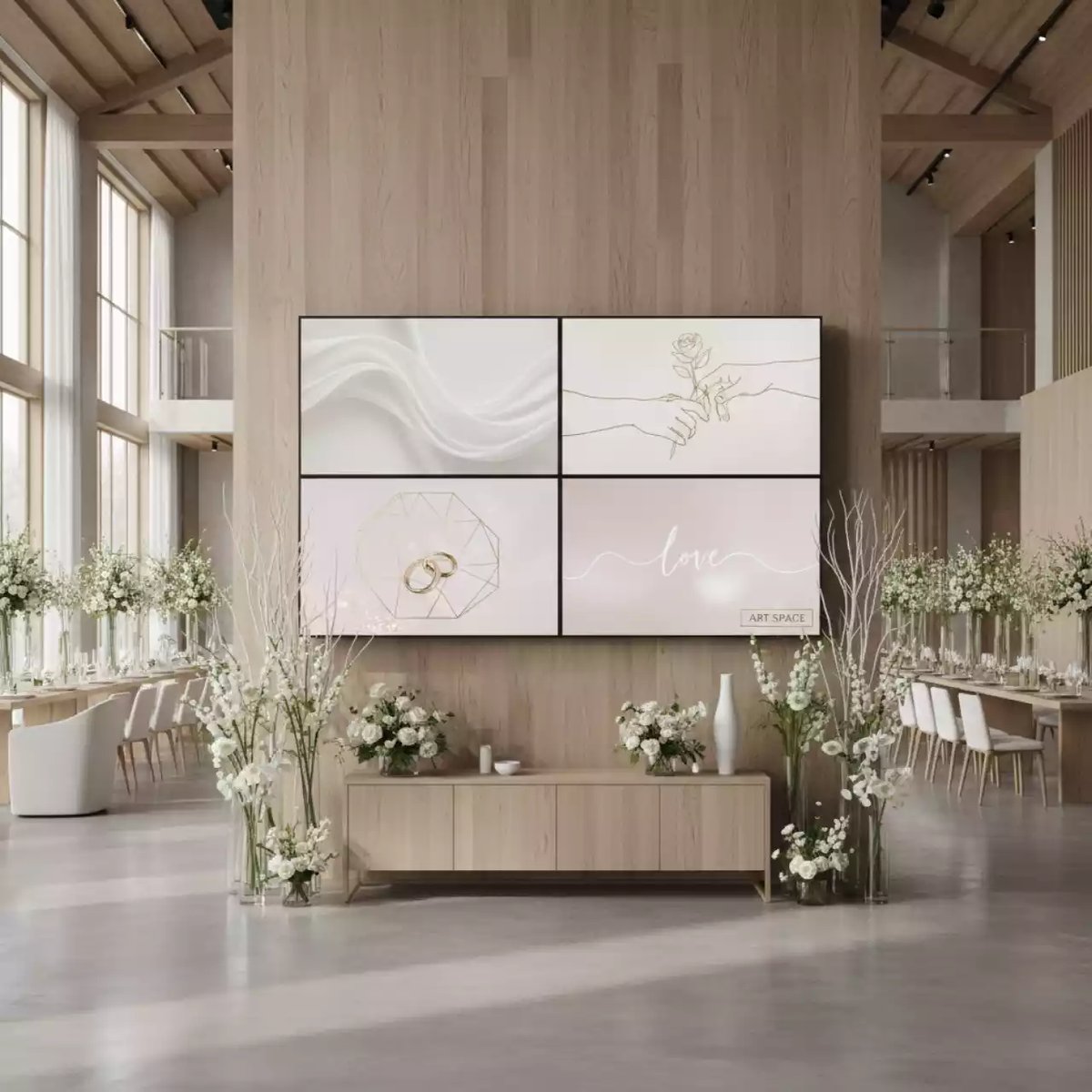 Аренда Видеостена 2х2 в Mantera Supreme — ART SPACE