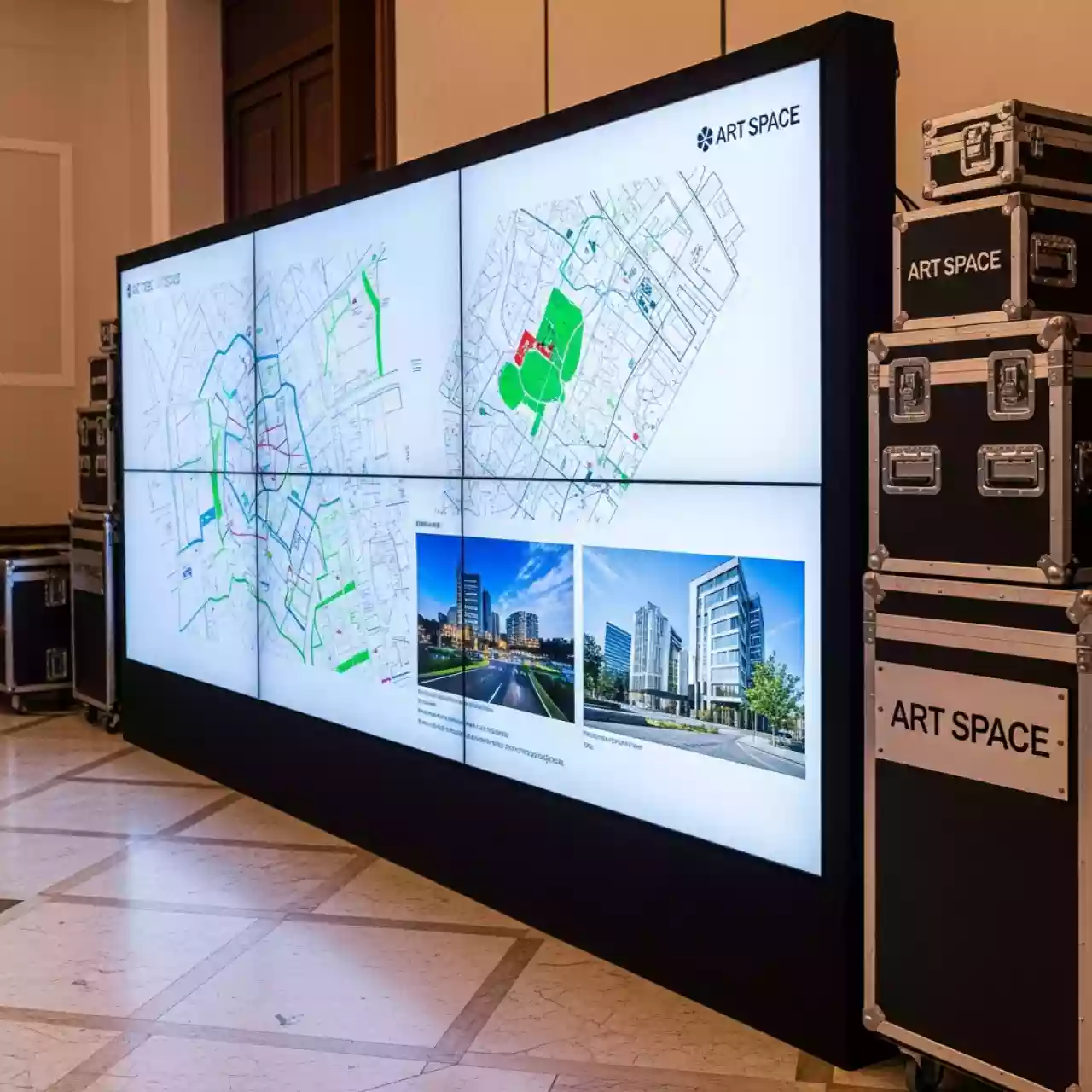 Аренда Видеостена 3х3 Level IX5506 1,8 мм в Stella di Mosca — ART SPACE