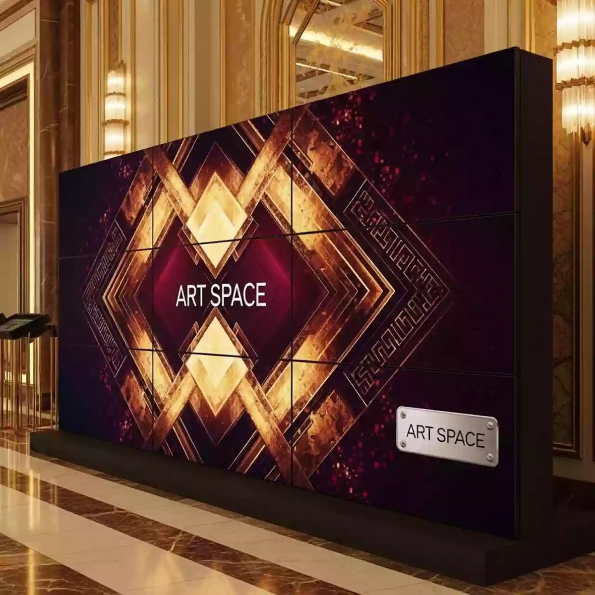 Аренда Видеостена BOE VM46L A 3х3 в казино «Сочи» — ART SPACE