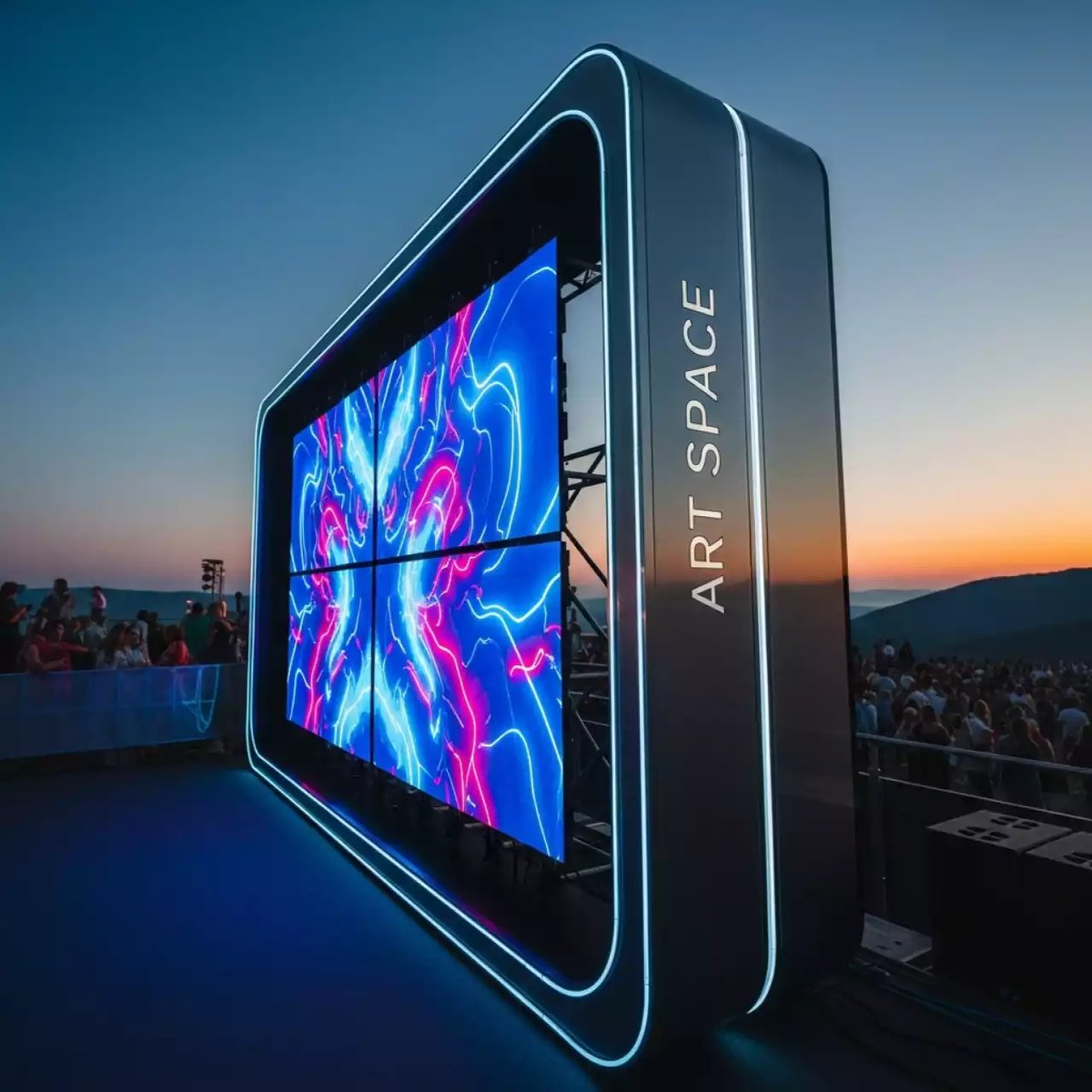 Аренда Видеостена CleverMic DP W49 3,5 500 2х2 98 в Skypark Sochi — ART SPACE