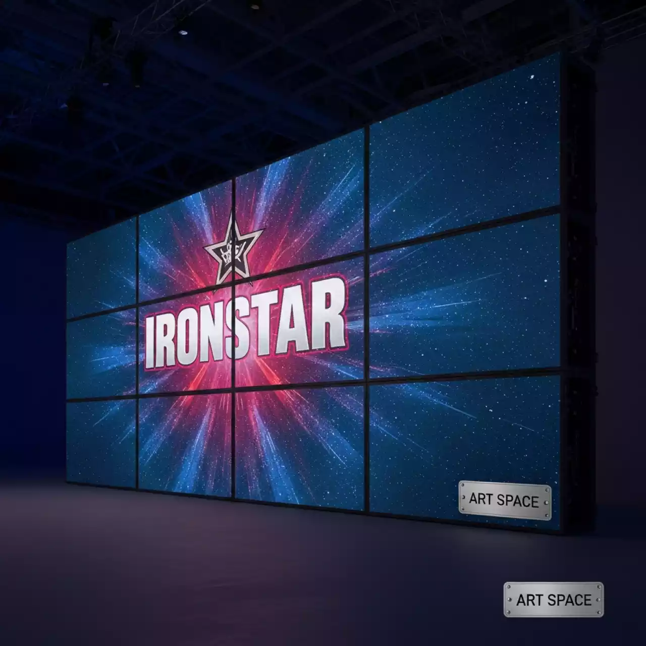 Аренда Видеостена iVi Tech 55UBP4 3x3 3,5 мм на арене «Фишт» — ART SPACE