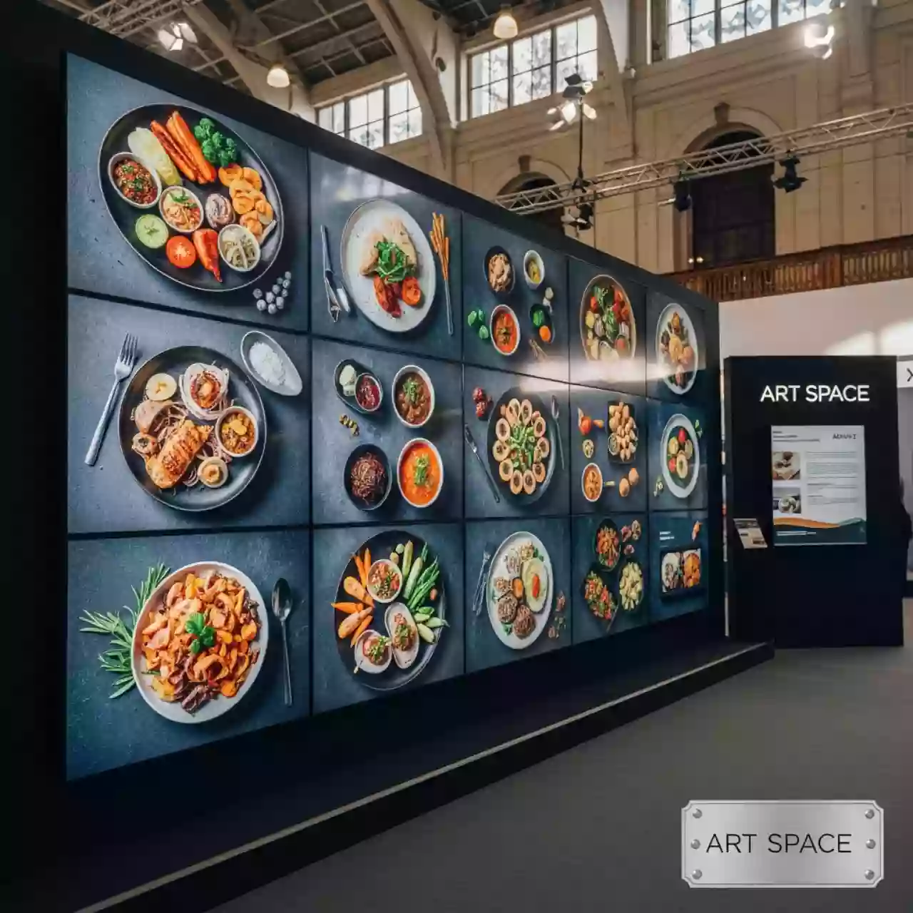 Аренда Видеостена Philips 55BDL8007X 00 4x4 в ледовом дворце «Роза Хутор» — ART SPACE