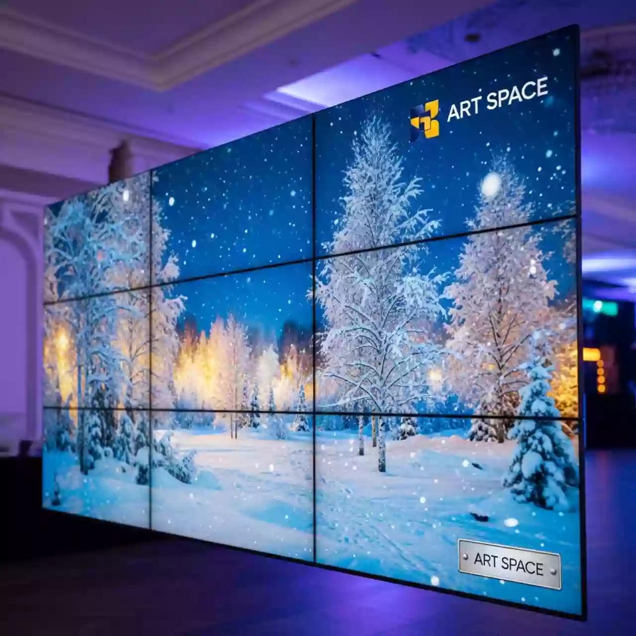 Аренда Видеостена Samsung VH55RR 4x4 в отеле Radisson Lazurnaya — ART SPACE