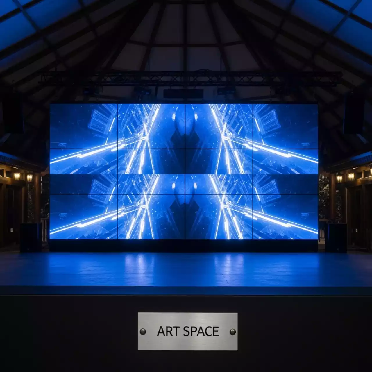 Аренда Видеостена Sharp PN V701 4х4 в этно-парке «Моя Россия» — ART SPACE